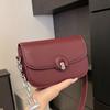 IELGY Fashion One-Shoulder Diagonal Bag Ladies Pu Small Square Bag