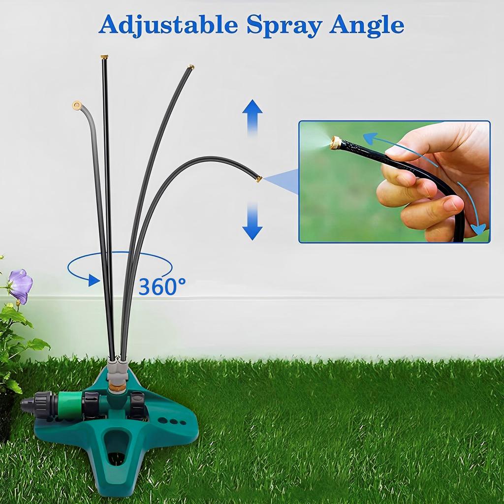 Standing Mister Adjustable Garden Watering System with 26FT Hose Leak-proof Standing Misting Cooling System Water Spray Tool