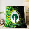 Green Bay Packers Logo Portable Blanket/Soft Blanket Bedding Blanket Suitable for Travel Camping Living Rooms Offices Sofas Fan Gifts