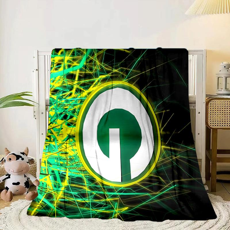 Green Bay Packers Logo Portable Blanket/Soft Blanket Bedding Blanket Suitable for Travel Camping Living Rooms Offices Sofas Fan Gifts