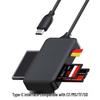 Apple-Compatible 8-in-1 USB 3.0 Dual-Head Type-C Card Reader & Expansion Dock
