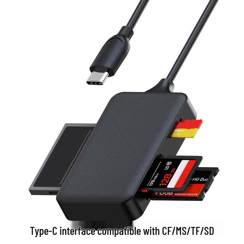 Apple-Compatible 8-in-1 USB 3.0 Dual-Head Type-C Card Reader & Expansion Dock