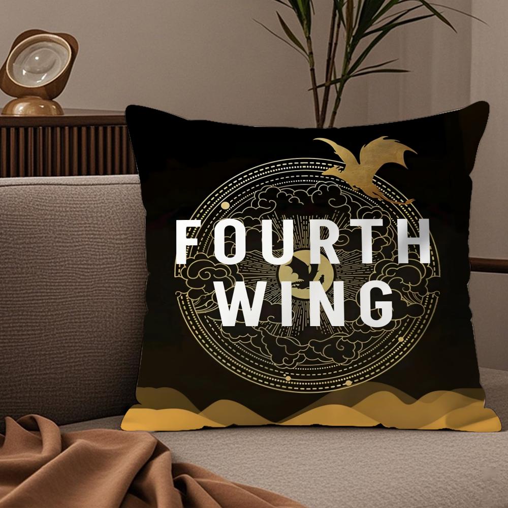 Comfortable FFourth WWing Pillow Case Silky elegant Comfort Sofa Bed Invisible zipper