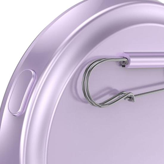 Badge Digitale Personalizzato Badge Elettronico per Nome Schermo Touch da 1,42 Pollici Badge con Display Metallico Batteria da 18 Ore Effetti di Luce Dinamici Regali Personalizzati