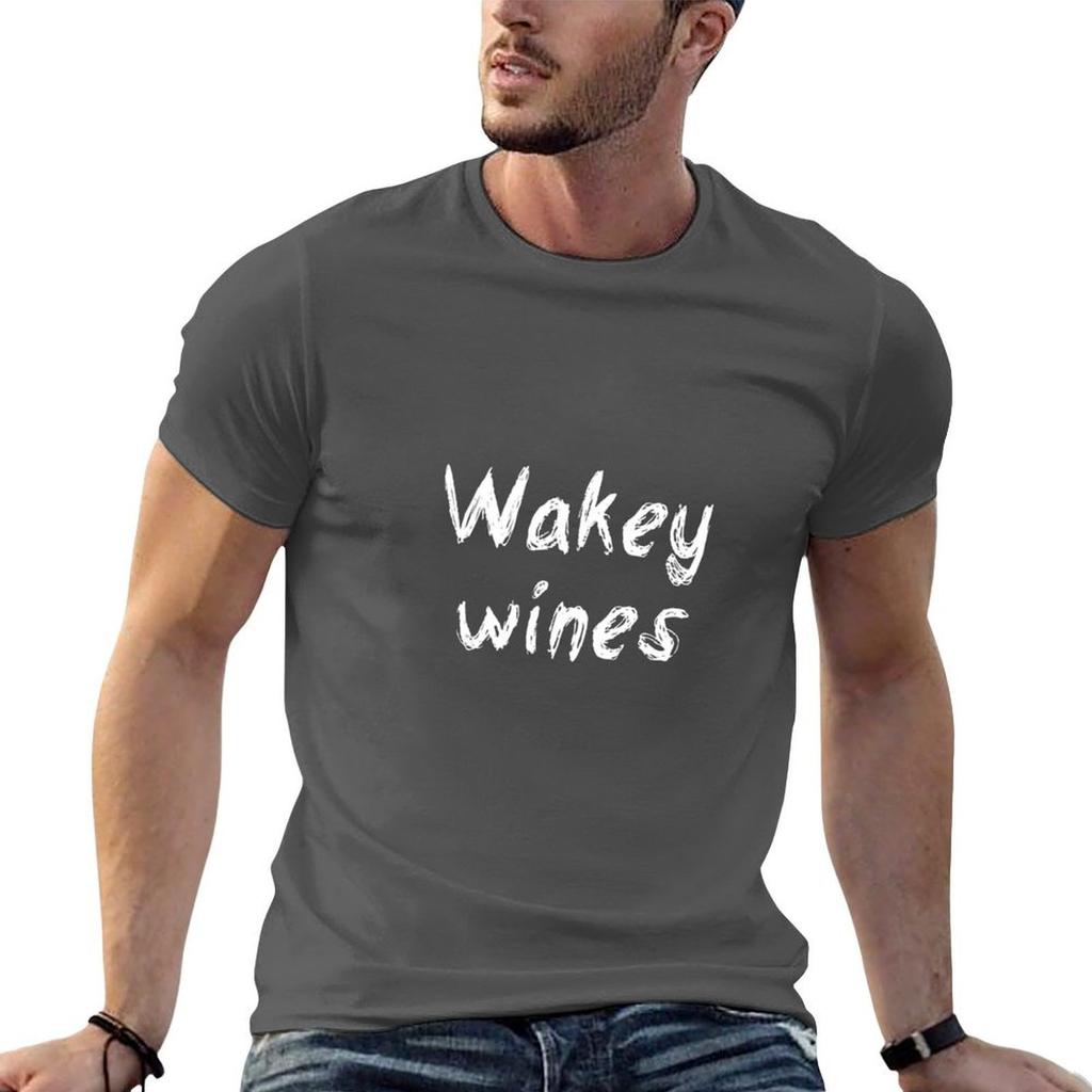 Wakey Wines Classic Tshirt Big Size Crew Neck Tshirt