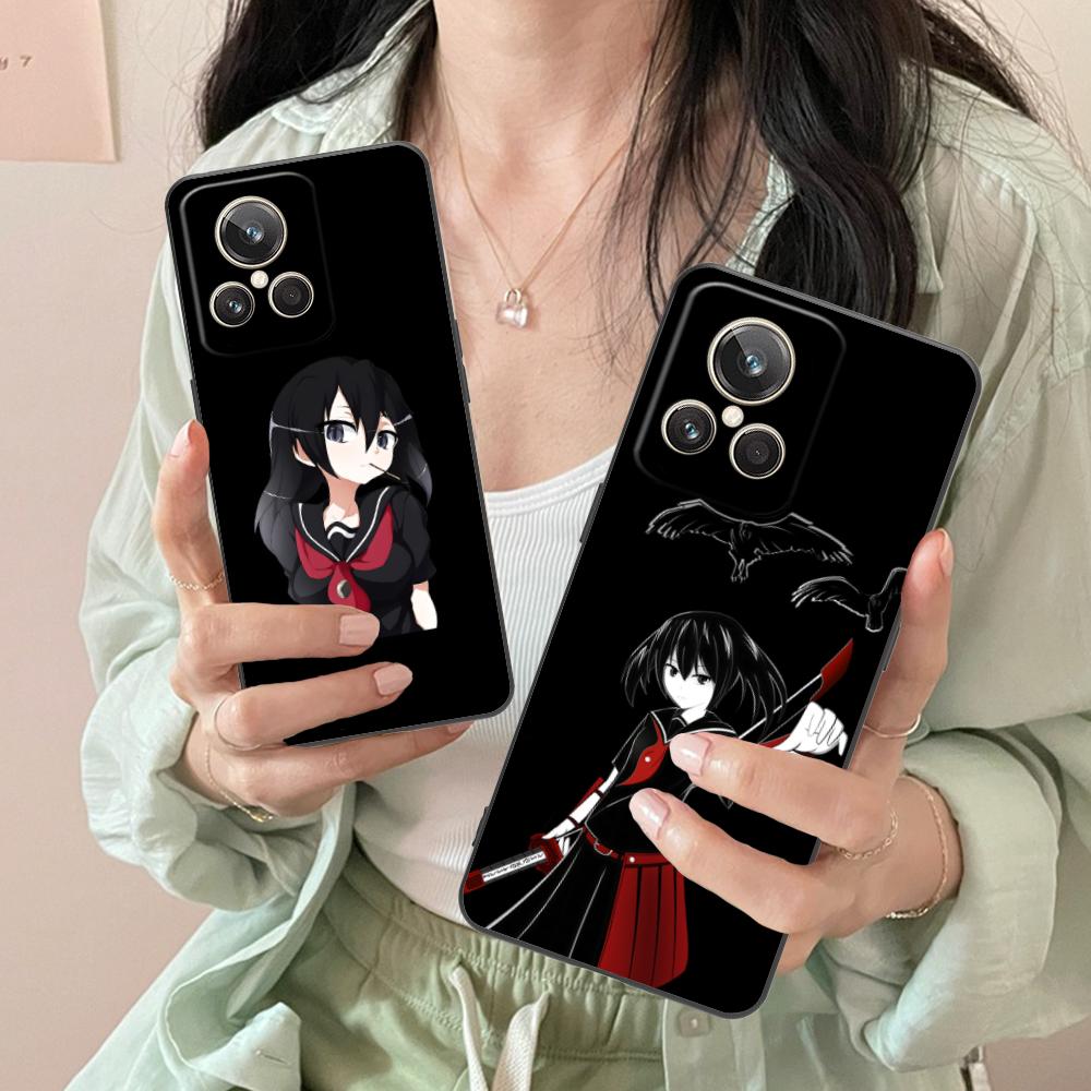 Akame Kurome Matte TPU Mobile Phone Case for Realme 15 14 13 12 11 10 9 Pro Plus T i Lite 5G Colorful Printing Cover