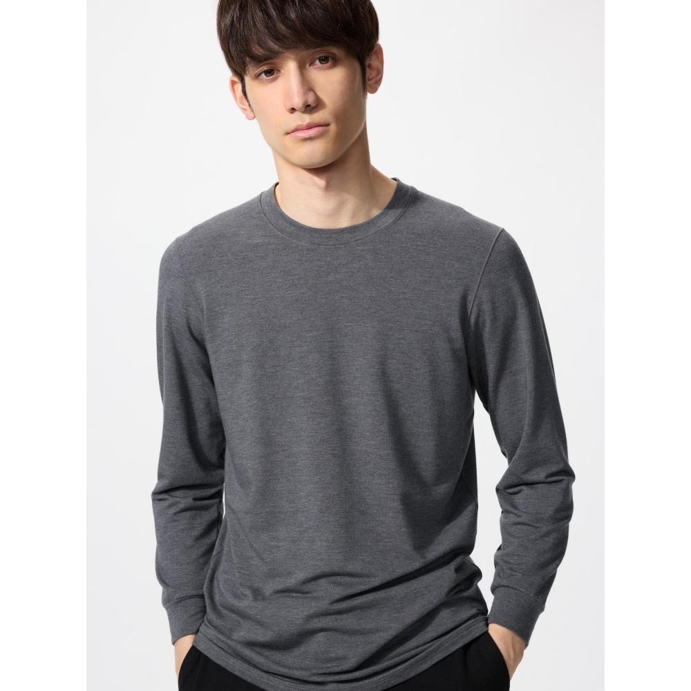 Uniqlo Warm HeaTTech CoTTon Crew Neck T 3 4 Sleeve