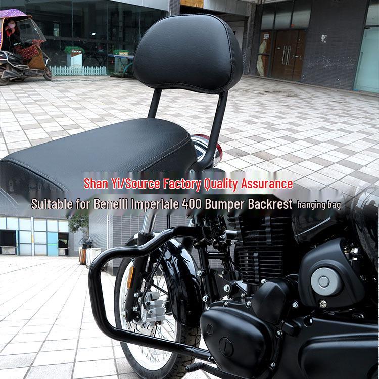 Benelli Imperial 400 Bumper Guard & Backrest Side Bag Retro Parts