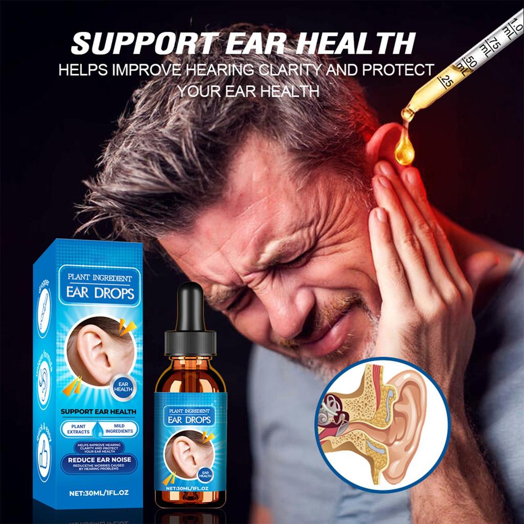 Tinnitus Relief Drop Earwax Cleaning Care Drop Tinnitus Relief  Patches , Ear Tinnitus Relief For Relieves Tinnitus, Earwax Cleaning Care Drop 30ml