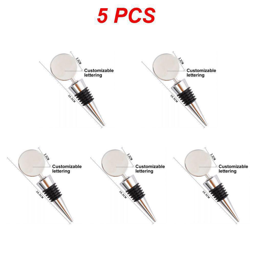 Bottle Stopper Wine Storage Plug Reusable Vacuum Sealed Bottle Champagne Stopper Wine Gifts Bar Tools