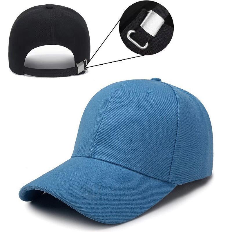 New Solid Color Unprinted Baseball Cap Men's Outdoor Fishing Korean Version Cap Women's Simple Trendy Shade Sun Protection Hat