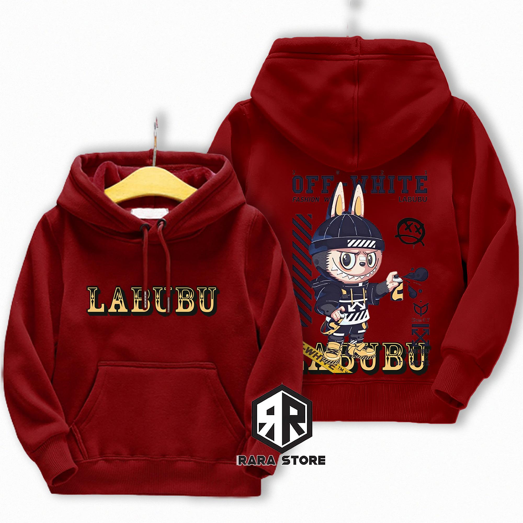 

Детское худи Новое модное Labubu Kids Милое мультяшное повседневное худи 100-160см Мальчики Девочки 110