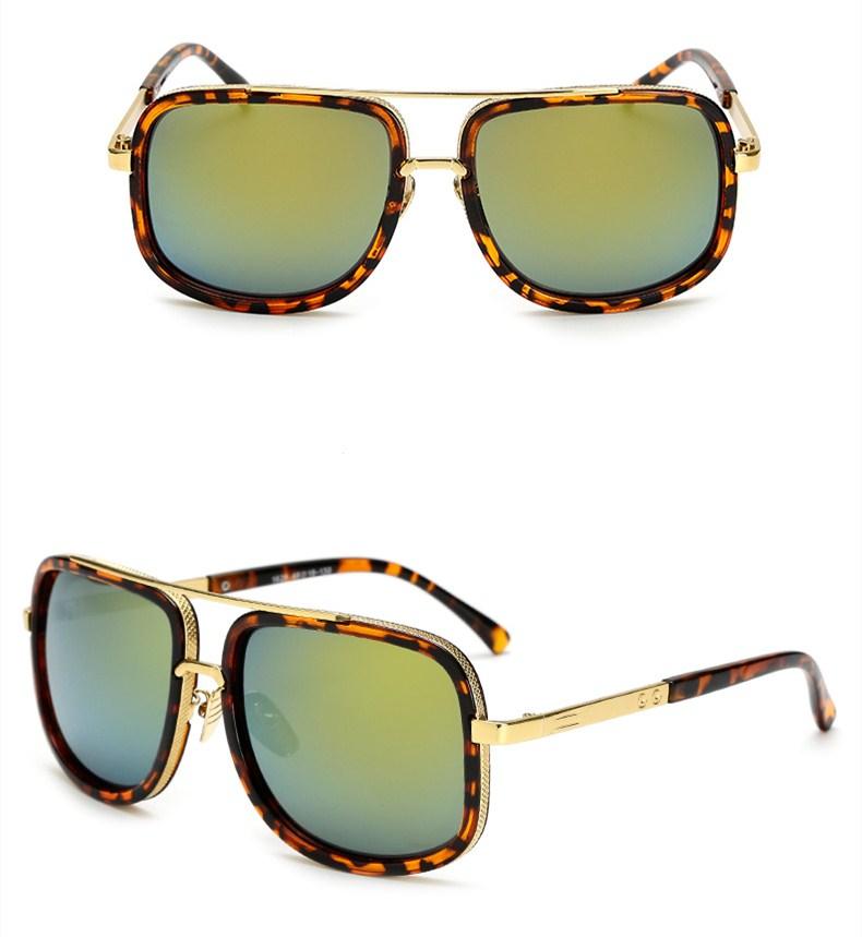 Retro Fashion Metal Leg Sunglasses for Outdoor Wear