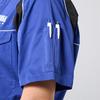 Yamaha Motor YAMAHA RACING Mechanic Short (Yamaha) Suit, Sleeve, YR8002, Blue, XL, 90792-Y188X