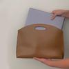 Women's Handbag New Large-capacity File Bag Fashiable Versatile Commuter Bag Leather Briefcase Envelope Clutch Bag