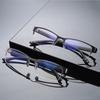 Trend Reading Glasses Men and Women Half Metal Frame Diopters Business Office Men Prescription Glasses  Oculos 0 To +4.0