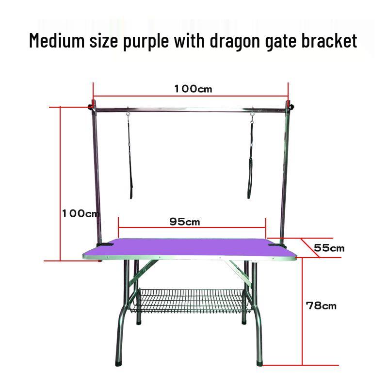 Large Pet Grooming Table for Dogs: Folding Blow Drying & Styling Station for Golden Retrievers