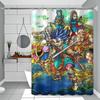 D-Dragon Quest 1 Piece Of 150X180Cm Printed Shower Curtain Partition Bathroom Waterproof And Mold Resistant