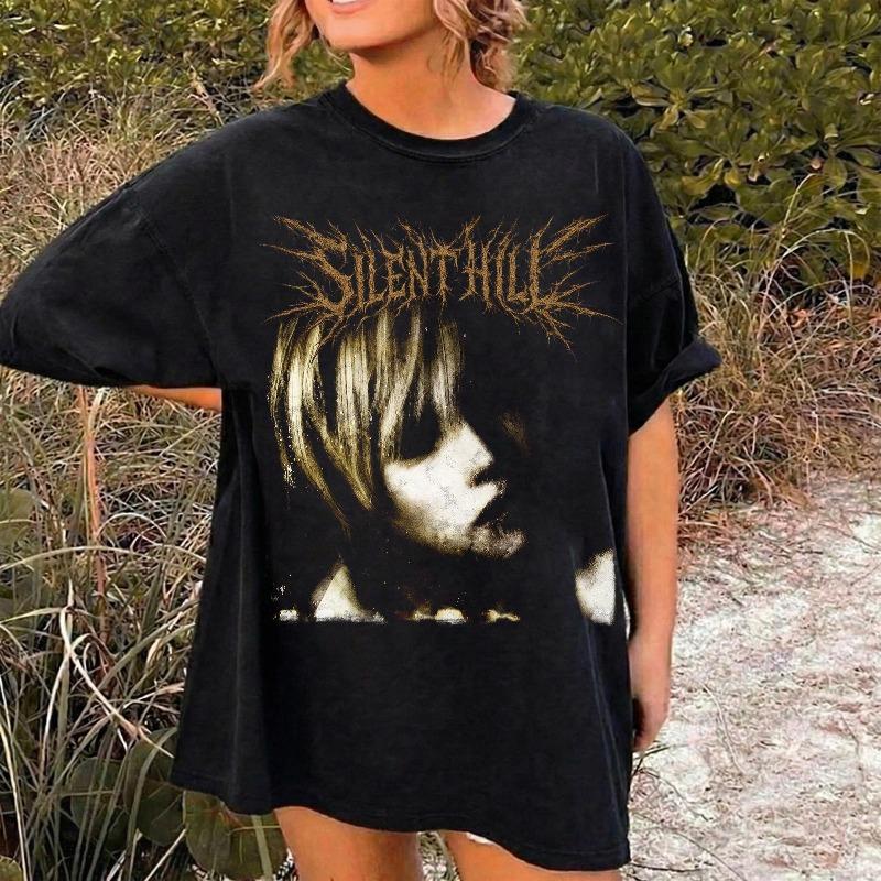 

Vintage 90s Silent Hill Survival Game Comfort Colors Tee Video Game Apparel Gift Fans 3XL