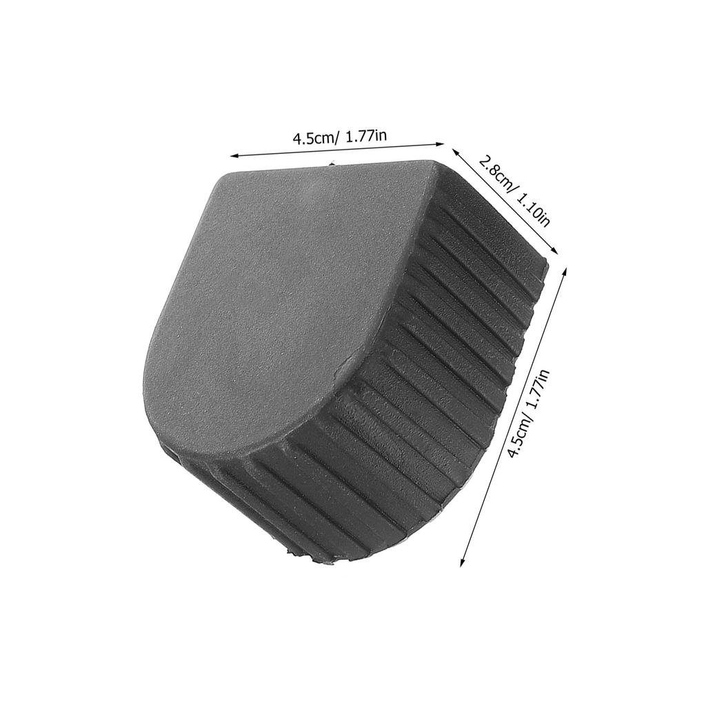 2Pcs Ladder Protective Covers Heavy Duty Plastic End Caps for Extension Ladders Aluminum Alloy Ladder Accessories