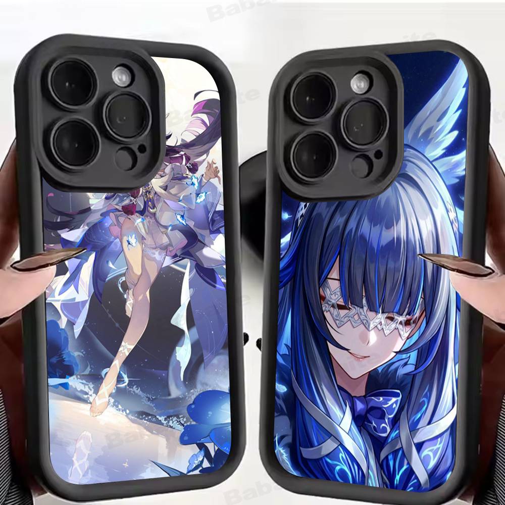 Genshin Impact Columbina TPU Phone Cover For iphone 17 16 15 14 13 12 11 Pro Max Plus Case Cover