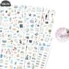 New 6sheet Wedding Bliss Stickers Romantic Wedding Theme Self-Adhesive Journal Sticker For Wedding Plan Scrapbooking DIY Decor