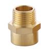 Americký mosazný potrubní šestihranný vsuvka 1/2G" BSP 1/2 NPT vnější závit Rychlý adaptér Spojka Konektor pro vodu Olej Plyn