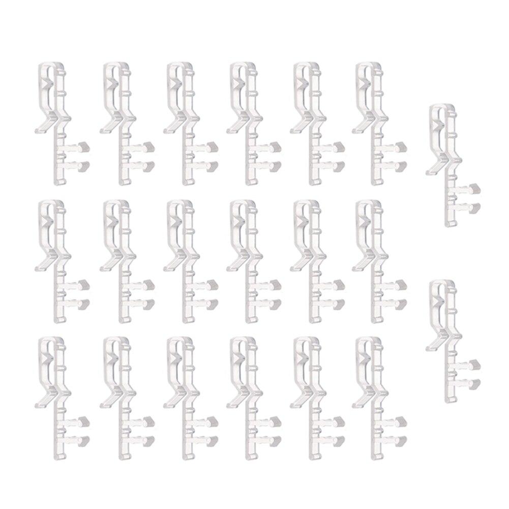 Home Curtains Clip Mini Blind Valance Clips Plastic Valance Retainer Clips Hidden Valance Clips