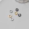 Trendy Unisex Stainless Steel Round Ear Cuff Earrings