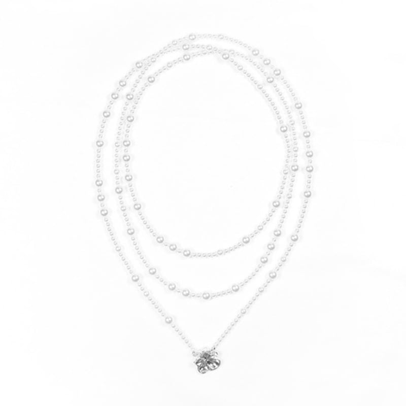 THE YNE NUCLEAR PEARL FLOWER NECKLACE