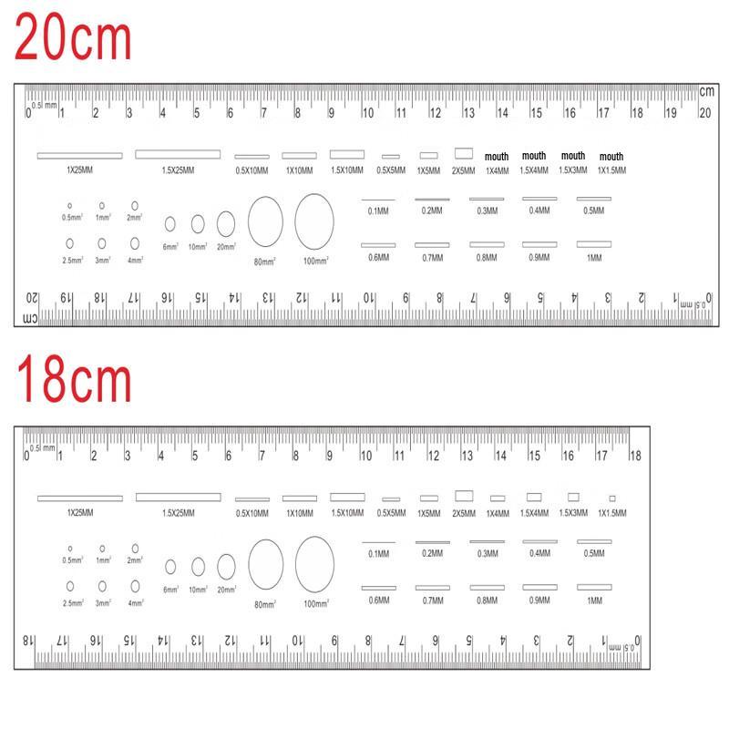 BAYKUNL Soft Transparent Ruler