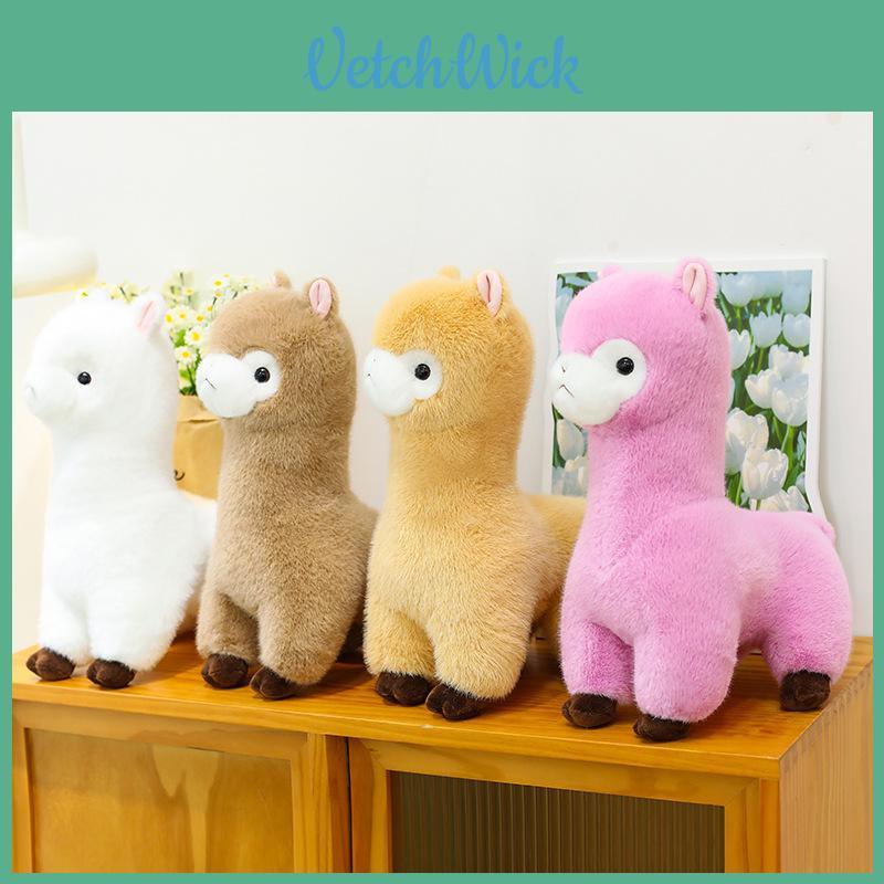 Cute Alpaca Plush Toy With Pp Cotton Filling For Kids Birthday Gift And Collection