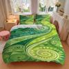 3pcs Spiral Patterns Soft and Comfortable Breathability, Bedding Set, Machine Washable, Suitable for All Seasons170