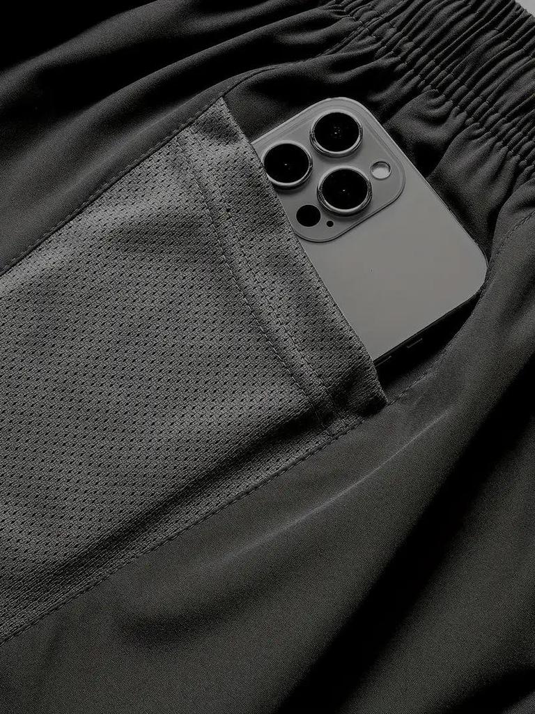 Women's Summer Quick-Dry Breathable Yoga Shorts with Faux Two-Piece Design