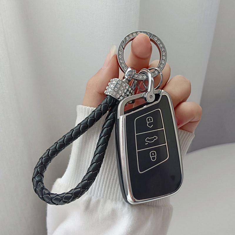 Applicable To Automobile Volkswagen Key Protective Case FAW Tanyue Langyi Golf Tiguan Premium Key Case