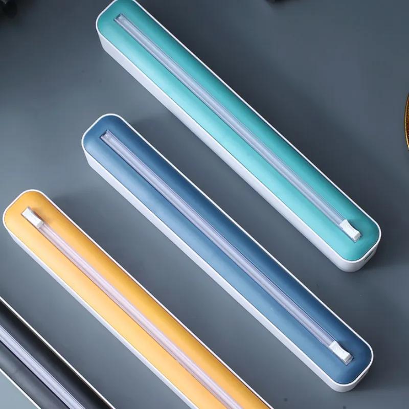 

Кухонный резак для пищевой пленки, точка отрыва, бытовой, для нарезки продуктов, коробка, магнитная фиксация, артефакт для холодильника YLE181 Send randomly