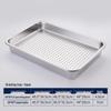 Yunduo Commercial Stainless Steel Rectangular Draining Tray Set