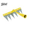 Soil Weed Rake Weeding with High Carbon Steel Teeth Wooden Upright Garden Handle Remover Lightweight Weeder Tool