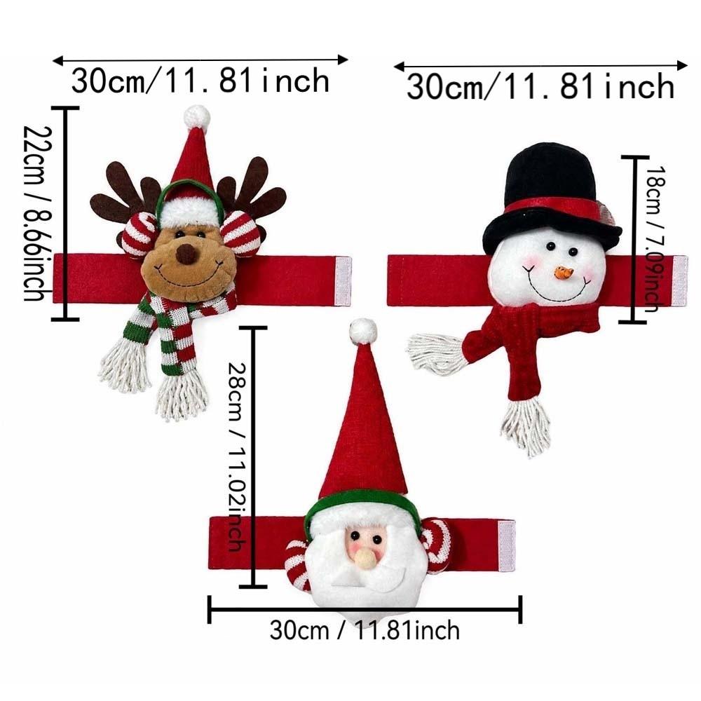 Bright Color Christmas Curtain Tieback Creative Design Cartoon Window Fastener Living Room