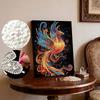 DIY Pearl Painting Set Phoenix Pattern Home Decoration Handmade Sticky Diamond Creative Canvas Pearl Art Painting Crafts Perfect Gift