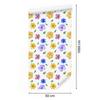 Wallpaper Flowers White and Cream for Living Room and Bedroom 50x1000