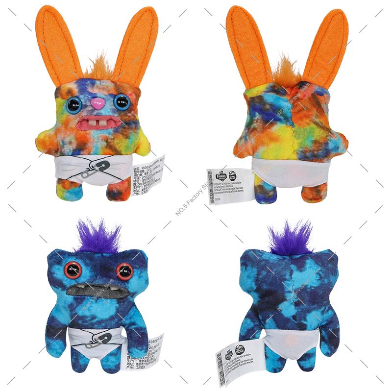 Original Fuggler Plush Mr Needles Screech Oogah Boogah Funny Ugly Monster Baby Fugguler Series Babies Fugg in Diaper Soft Toy