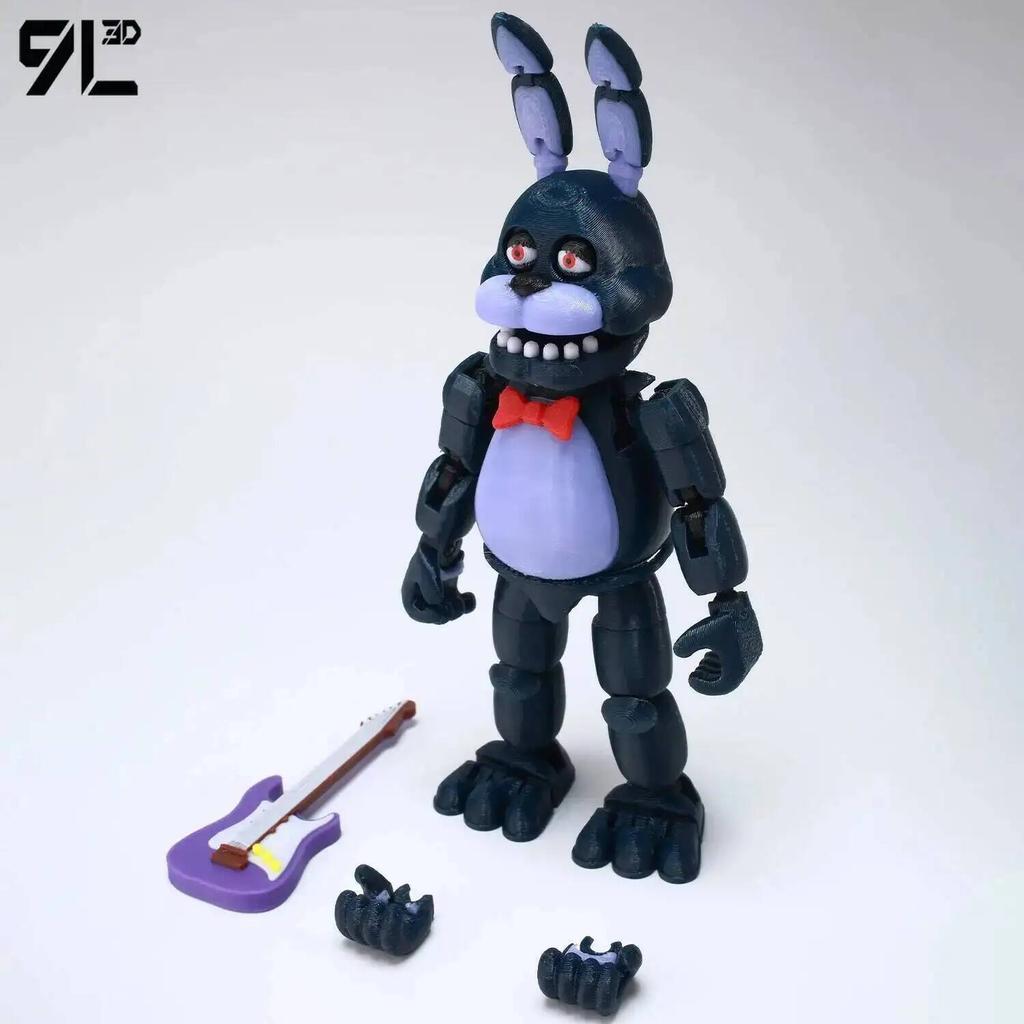 9L3D Gedruckte Nightmare Chica Titan13 Five Nights Security Breach FNAF Actionfiguren Bär Bewegliches Gelenk Abnehmbares Spielzeug Dummy13