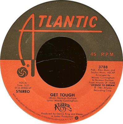 7-inch Plaat KLEEER Get Tough 3788 Atlantic 1981 US SoulFunk Gebruikt