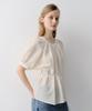 Ia Lina Gathered Blouse (Cream)