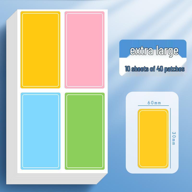 

Waterproof Writable Self-Adhesive Color Label Stickers for Food Storage and Organization