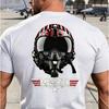Summer Unisexs Maverick Helmet Tshirt Aviation Themed Call Sign Print Breathable Crew Neck Casual Shirt Suitable For Outdoor