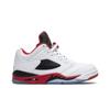 Air 5 Retro Low 'Fire Red' 2016 (Unisex) White / Black-Fire Red Vintage Basketball Shoes 819171 101