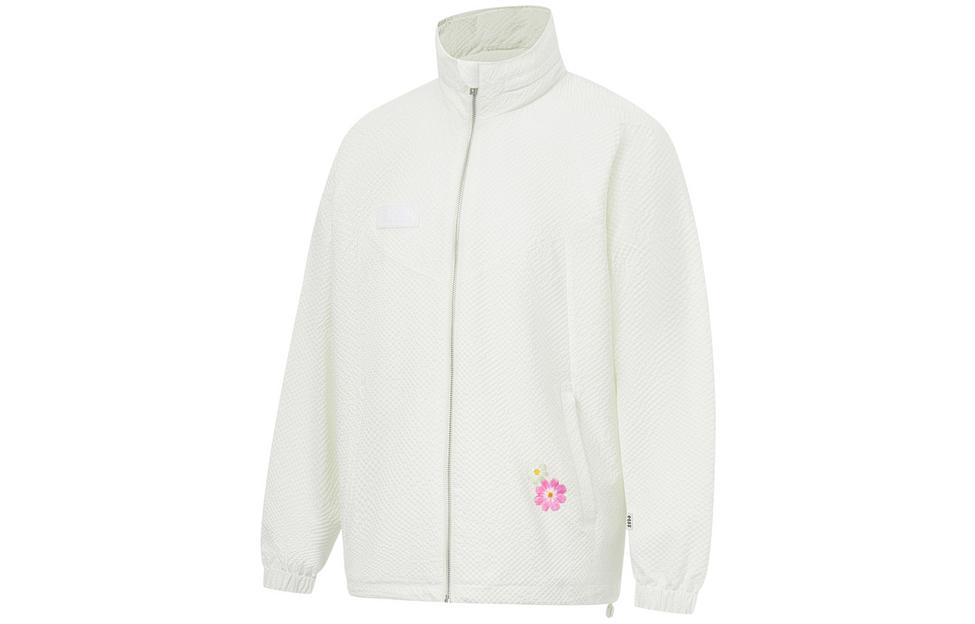 Li Ning Jackets Unisex White Stand Collar Moderate Other AFDT149-1 XL