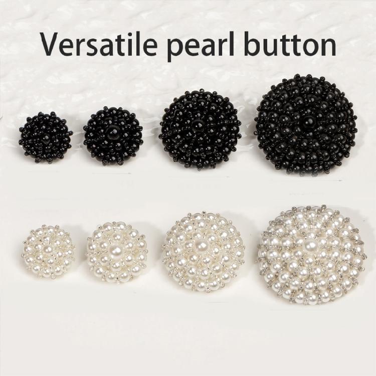 All Matching Pearls Buttons Resin Closure Buckles For Enhancing Clothing Handmade Craft Project Accessory Garment Buttons